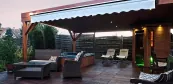 Szauna kert wellness teraszon